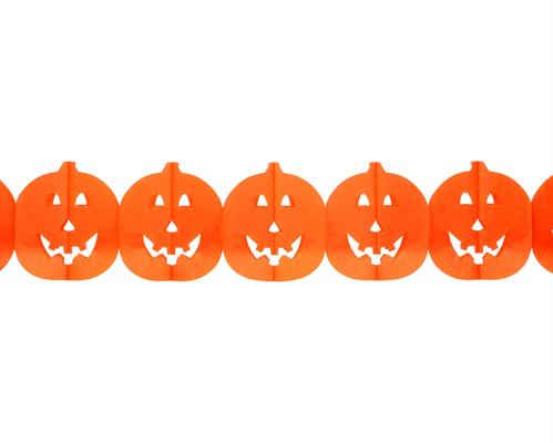 FESTONE IN CARTA ZUCCA 300CM