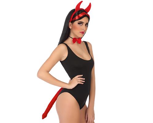 SET DIAVOLO 3 PEZZI ROSSO