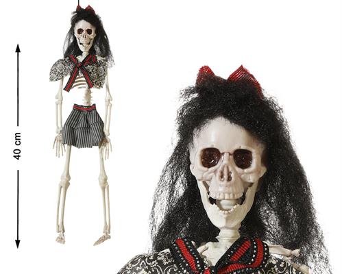 SCENOGRAFIA SPOSA SCHELETRO 40 CM