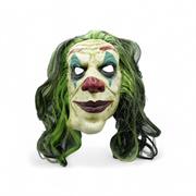 MASCHERA IN LATTICE CLOWN VERDE