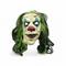 MASCHERA IN LATTICE CLOWN VERDE