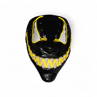 MASCHERA LED FANTASMA SORRIDENTE GIALLO