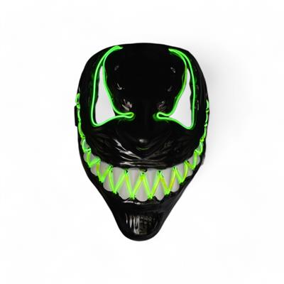 MASCHERA LED FANTASMA SORRIDENTE VERDE