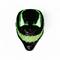 MASCHERA LED FANTASMA SORRIDENTE VERDE