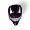 MASCHERA LED FANTASMA SORRIDENTE VIOLA