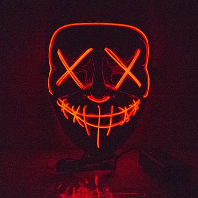 MASCHERA LED ROSSO