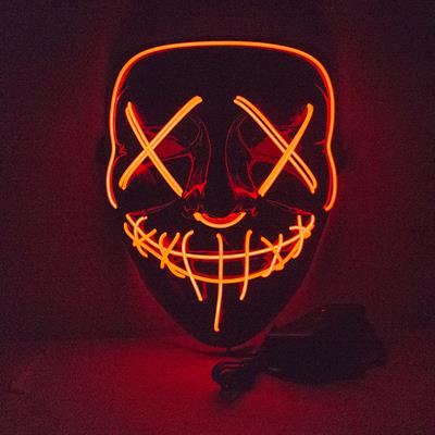 MASCHERA LED ARANCIO