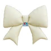 PALLONCINO  MYLAR  FIOCCO AVORIO 98X75CM