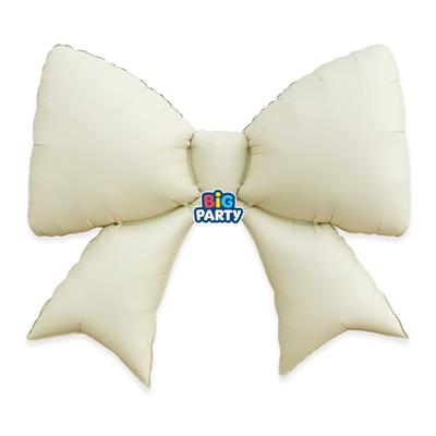 PALLONCINO  MYLAR  FIOCCO AVORIO 98X75CM