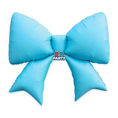 PALLONCINO  MYLAR  FIOCCO AZZURRO 98X75CM