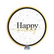 PIATTI BUON COMPLEANNO PRESTIGE 22CM 6PZ
