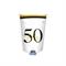 BICCHIERI BUON COMPLEANNO PRESTIGE 50 ANNI 200CC 6PZ