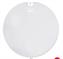 PALLONCINI IN LATTICE TONDO BIANCO 48CM 25PZ