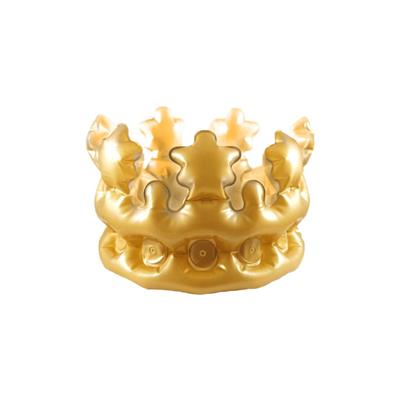 CORONA GONFIABILE ORO 30 CM - PER BAMBINI