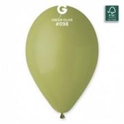 PALLONCINI IN LATTICE TONDO VERDE OLIVA 13CM 100PZ