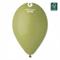 PALLONCINI IN LATTICE TONDO VERDE OLIVA 13CM 100PZ