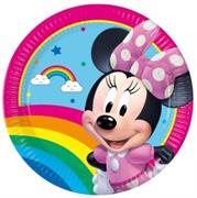 PIATTO CARTONCINO DISNEY MINNIE 23CM 8PZ