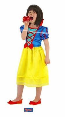 COSTUME BIMBA BIANCANEVE TAGLIA S