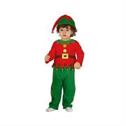 COSTUME BIMBO FOLLETTO ELFO NATALE TAGLIA 6-12 MESI