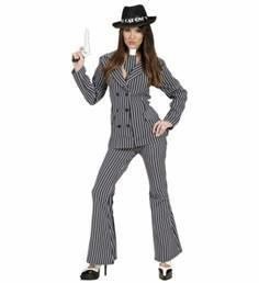 COSTUME GANGSTER DONNA TAGLIA XL