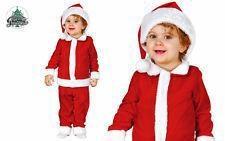 COSTUME BABBO NATALE BAMBINO CON PELO TAGLIA 12-24 MESI