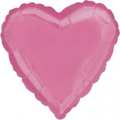 PALLONCINO IN MYLAR CUORE FUCSIA 45CM