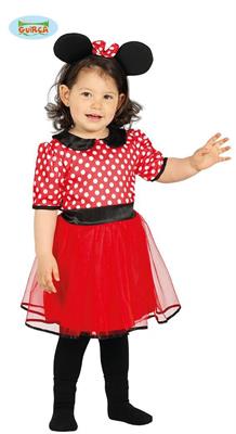 COSTUME BABY MINNIE TOPOLINA TAGLIA 18-24 MESI