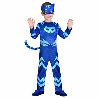 COSTUME BIMBO PJ MASK GATTOBOY TAGLIA 3-4 ANNI