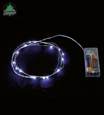 CATENA DI 10 LED BIANCO FREDDO 1MT