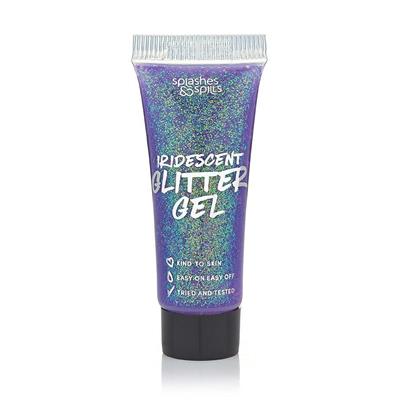 TUBETTO GLITTER IRIDESCENTE GEL CORPO VIOLA