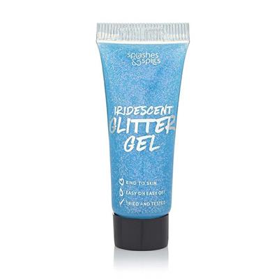 TUBETTO GLITTER IRIDESCENTE GEL CORPO BLU