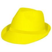 CAPPELLO TIPO GANGSTER NEON GIALLO