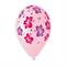 PALLONCINI IN LATTICE TONDO FIORI HAWAII 33CM 5PZ