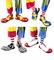 MAXI SCARPE CLOWN C/SUOLA IN PLASTICA