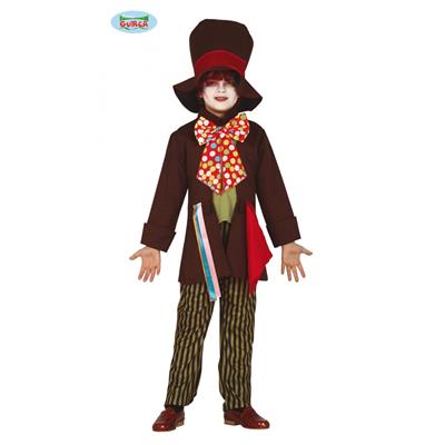 COSTUME BAMBINO CAPPELLAIO MATTO TAGLIA 5-6 ANNI