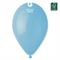 PALLONCINI IN LATTICE TONDO AZZURRO BABY 33CM 100PZ