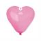 PALLONCINI IN LATTICE CUORE ROSA 16CM 100PZ