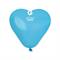 PALLONCINI IN LATTICE CUORE AZZURRO 16CM 100PZ