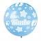 PALLONCINI IN LATTICE REGALO NEL PALLONE BABY BOY 45CM 25PZ