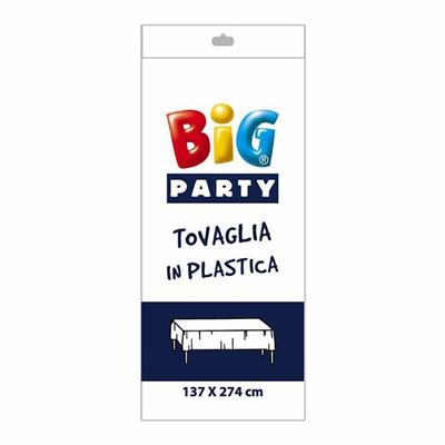 TOVAGLIA PIEGATA IN PVC BIANCA 137X274CM