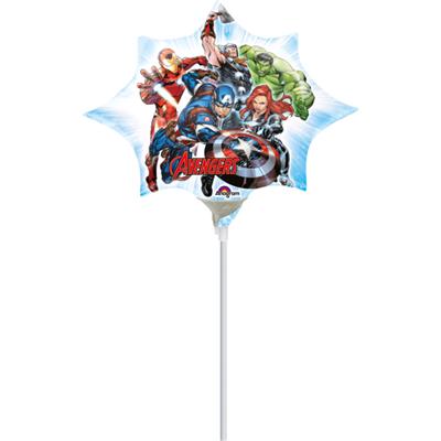 PALLONCINO IN MYLAR MINI SHAPE AVENGERS 25CM