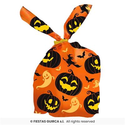 BORSETTE PER CARAMELLE CON STAMPA ZUCCA