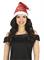 CAPPELLO BABBO BABBINA NATALE CON FIOCCHI DI NEVE