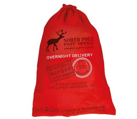 SACCO BABBO NATALE IN FELTRO 65X45 CM