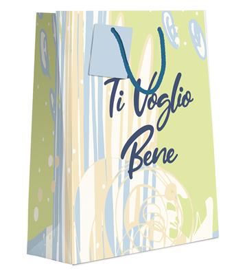 SHOPPER TI VOGLIO BENE M 26,5x13,5x33 cm