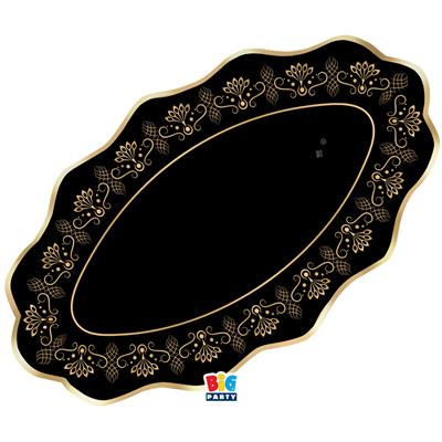 RAVIERE ROYAL BLACK GOLD 36X20CM 2PZ