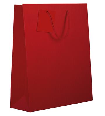 SHOPPER RED M 26,5x13,5x33 cm