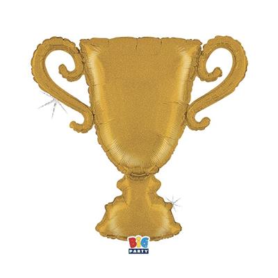 PALLONCINO IN MYLAR SAGOMATO COPPA TROFEO 80X80CM