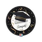 PIATTI IN CARTONCINO GRADUATION 18CM 6PZ