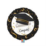 PALLONCINO IN MYLAR TONDO GRADUATION  45CM